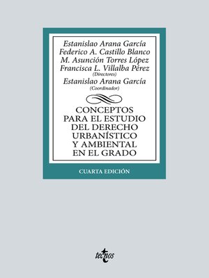 cover image of Conceptos para el estudio del Derecho urbanístico y ambiental en el grado